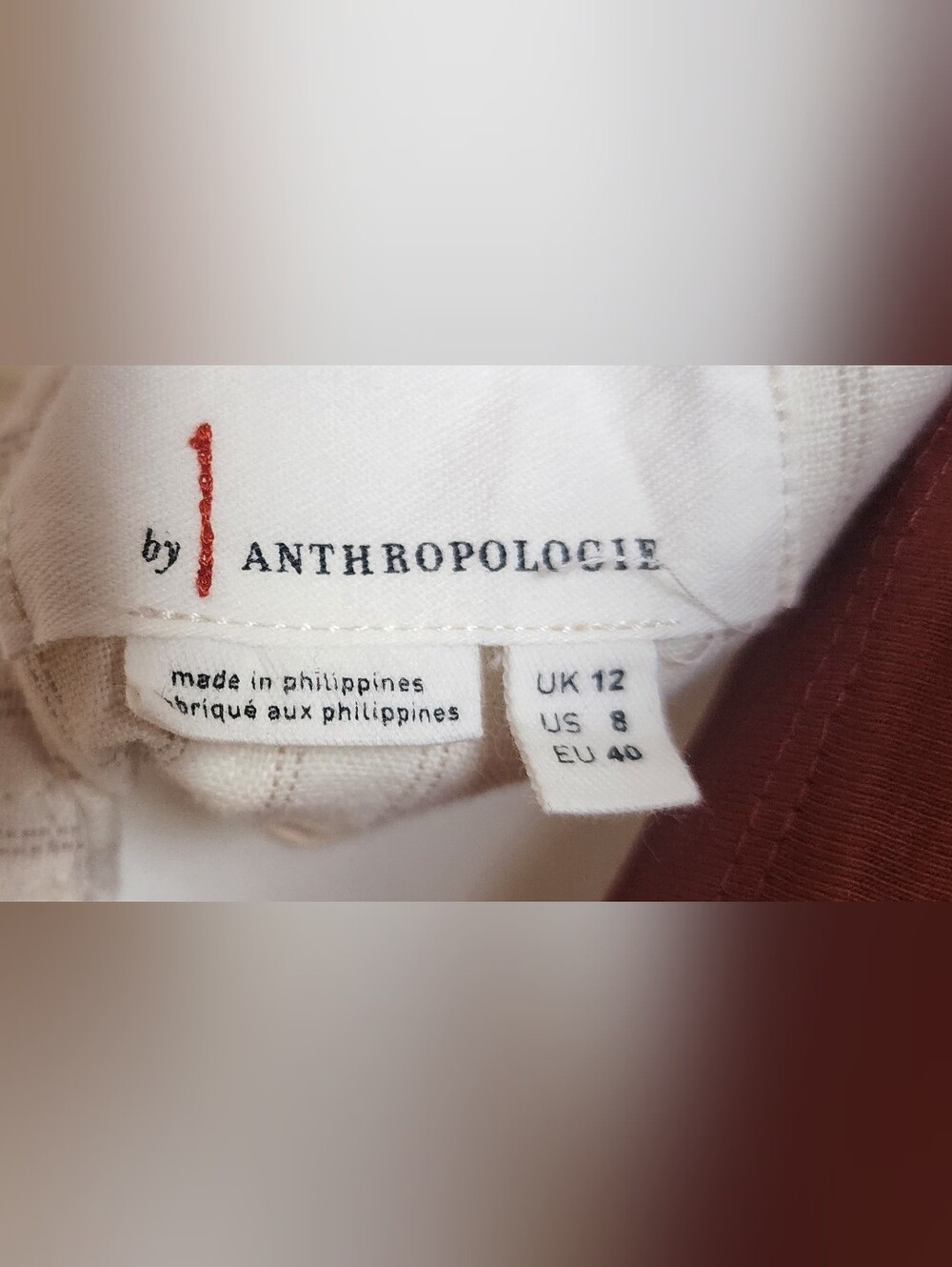 Anthropologie Palm Beach Belted Wide-Leg Pants Size 8 - Picture 7 of 7